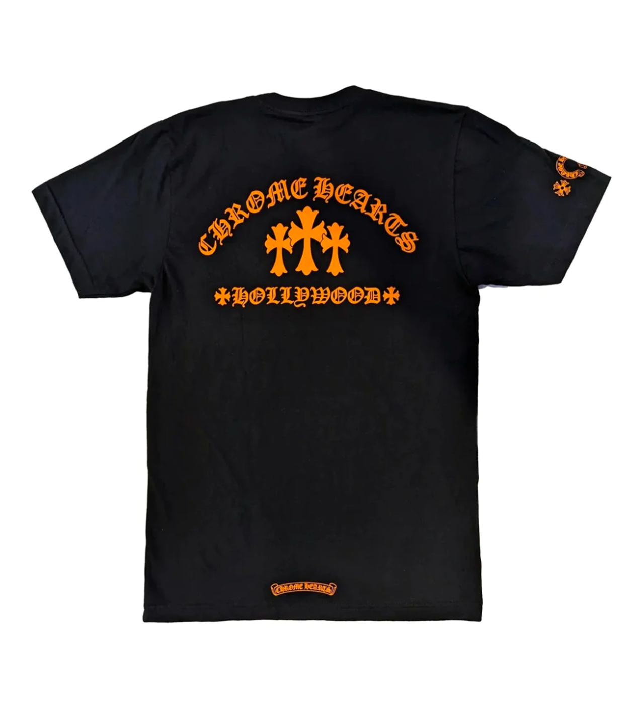 Chrome Hearts Black Orange Hollywood T-Shirt – Restock AR