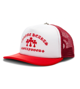 Chrome Hearts Red Cemetery Trucker Cap