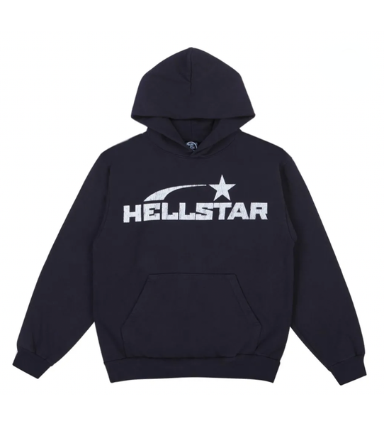 Hellstar Studios Basic Logo Hoodie Faded Black – Restock AR