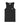 Corteiz HMP Classic Tank Top black, waffle-knit scoop-neck tank with embroidered white Alcatraz Island oval at the chest, front view