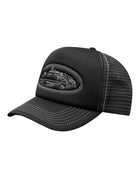 Corteiz Island Outline Trucker Hat Black