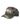 Corteiz Island Puff Print Trucker Hat digi camo, foam-front mesh-back trucker cap with raised white puff-print Alcatraz Island graphic, three-quarter front view