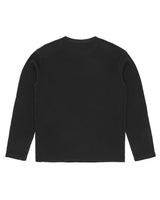 Corteiz Island Waffle Thermal black, plain waffle-knit back with no graphic, back view