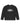 Corteiz Island Waffle Thermal black, waffle-knit long-sleeve crewneck with white Alcatraz Island oval graphic on the chest, front view