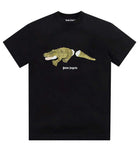 Palm Angels Croco Tee Black