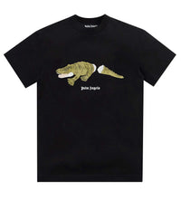 Palm Angels Croco Tee Black front