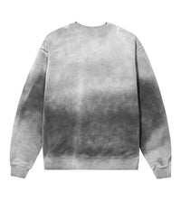 Revenge Distressed Washed Embroidered Crewneck Charcoal