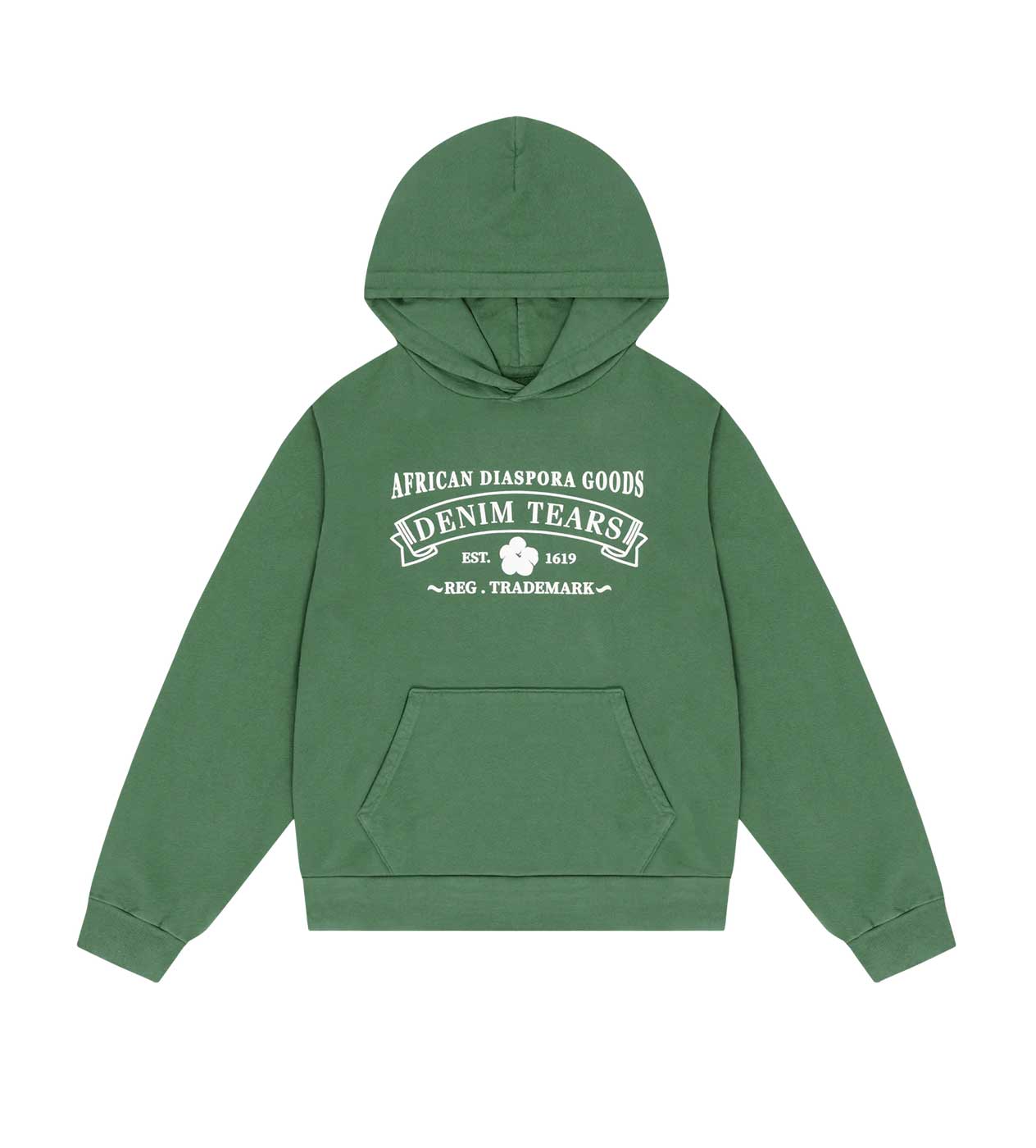 Denim Tears ADG Vintage Green Hoodie – Restock AR