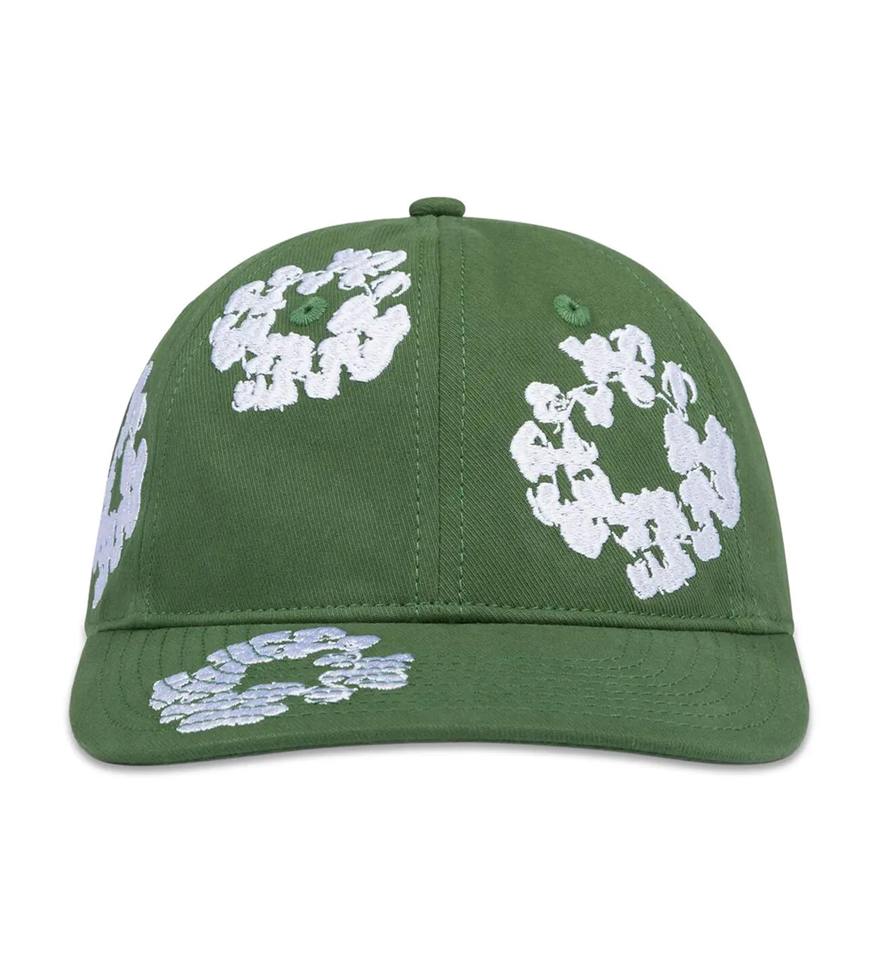 Denim Tears Cotton Wreath Dyed Cap Green