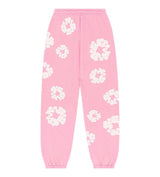 Denim Tears Pink Cotton Wreath Sweatpants Back