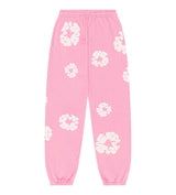 Denim Tears Pink Cotton Wreath Sweatpants Front