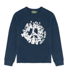 Denim Tears University Navy Thermal L/S