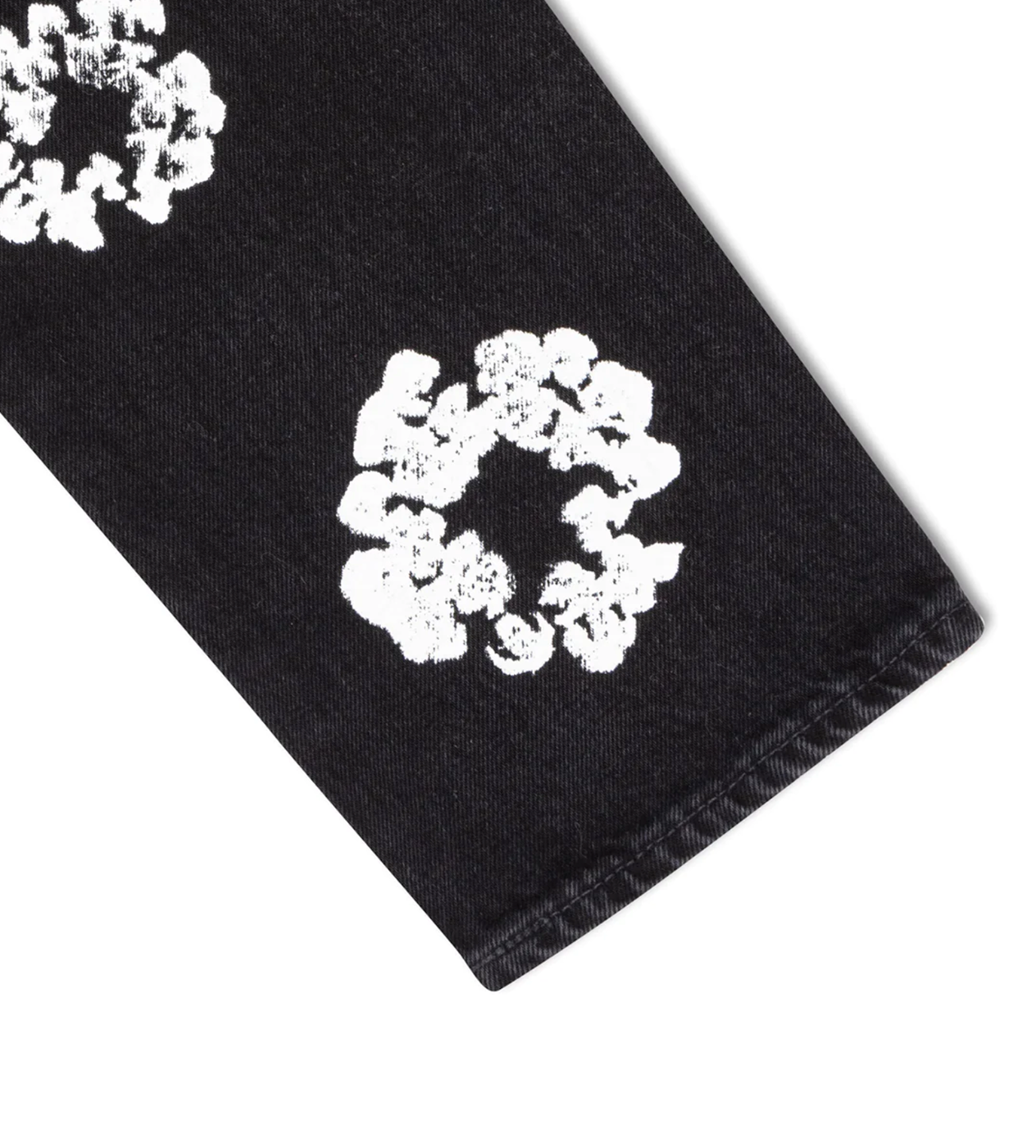 Denim Tears x Levi's Cotton Wreath Black Denim Jeans Denim Tears x Levi's Cotton Wreath Black Denim Jeans