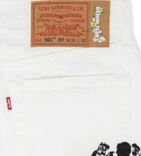 Denim Tears x Levi's Cotton Wreath White Denim Jeans, Bag Tag View