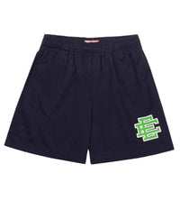 Eric Emanuel Green Logo Shorts Navy front