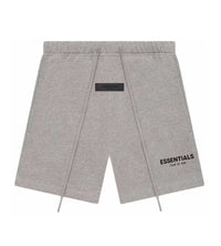 Essentials Dark Oatmeal Shorts Front View