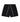 Essentials Jet Black Shorts Front