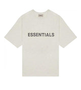 Essentials Oatmeal Tee Front Logo