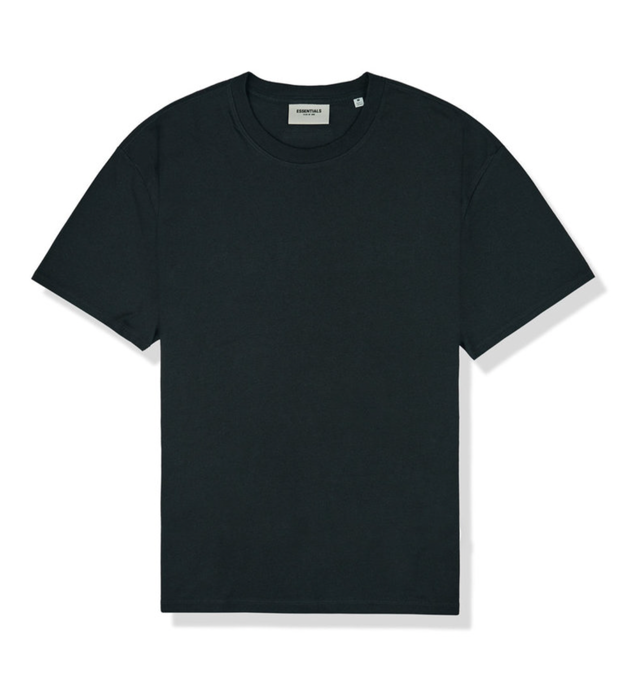 Essentials Black Tee Back Logo