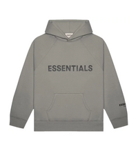 Essentials Cement Hoodie Front Logo