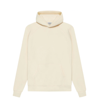 Essentials Cream Hoodie Back Logo