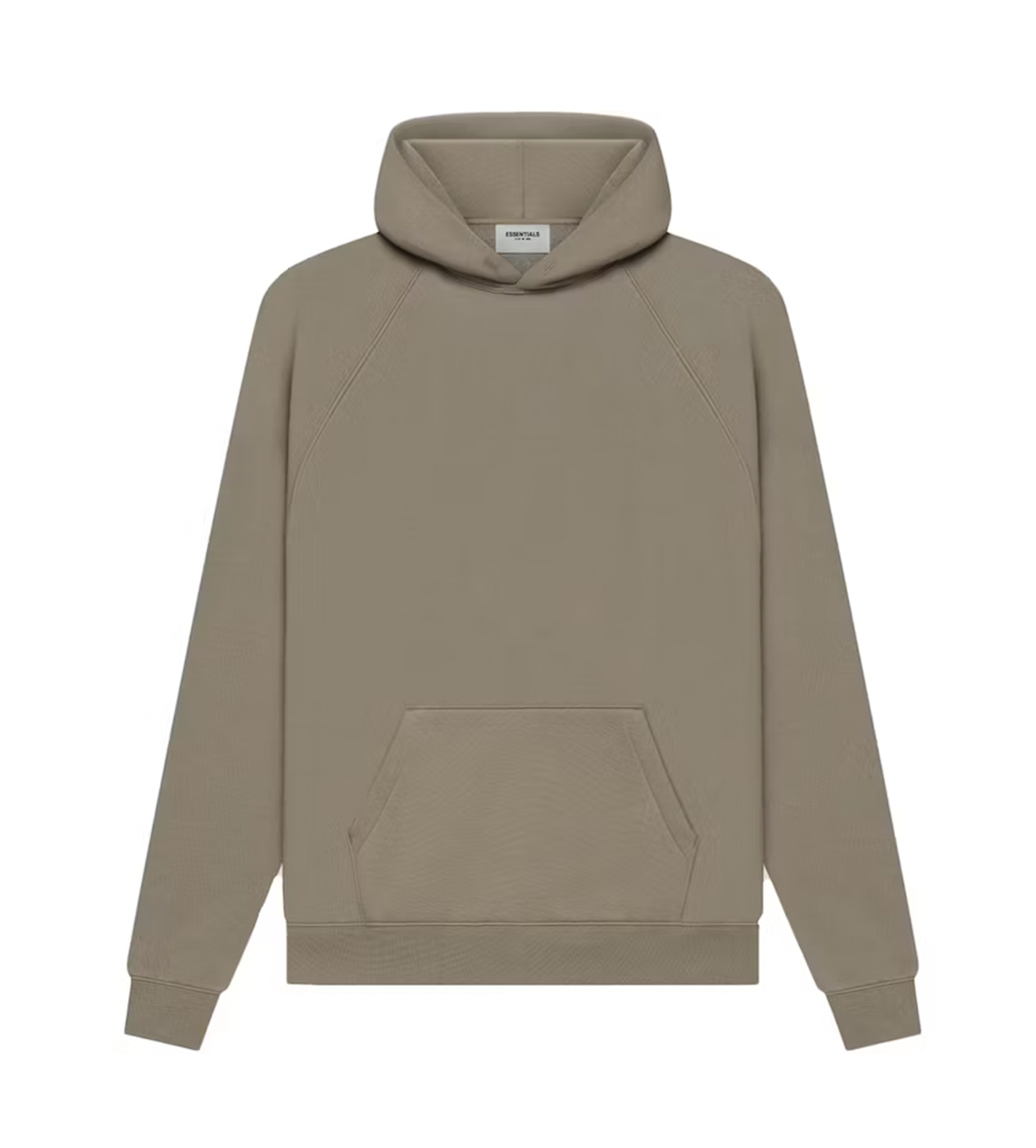 Essentials Taupe Hoodie Back Logo