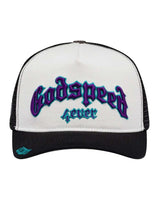 Forever Trucker Hat White/Black/Purple