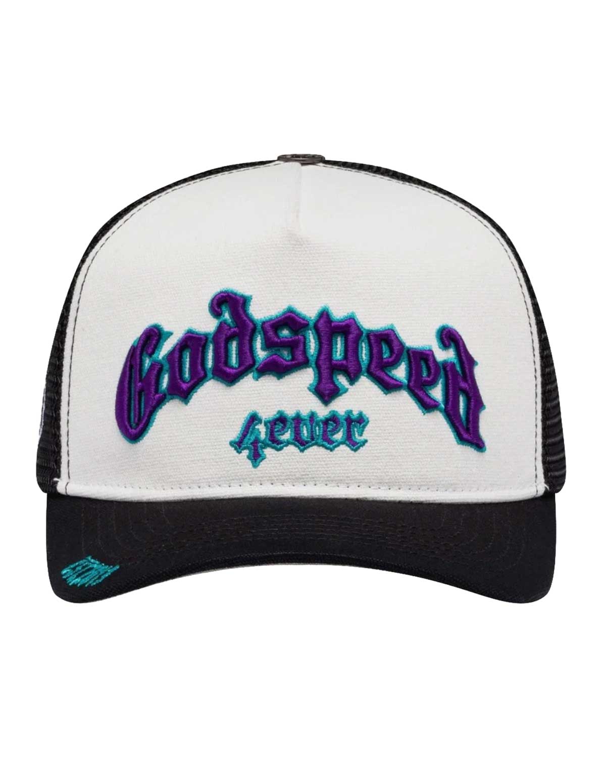 Forever Trucker Hat White/Black/Purple