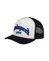 Forever Trucker Hat White/Black/Purple