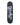 GV Gallery Ballers Skateboard black, black skateboard deck with a chrome Raspberry script logo and basketball graphic, top view