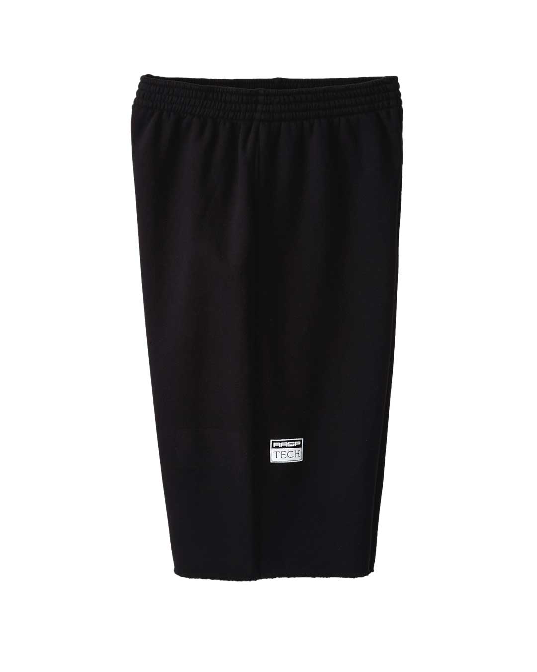 GV Gallery Berry Cutoff Shorts black, opposite side view showing the Rasp Tech leg label