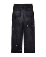 GV Gallery Blackberry Carpenter Pants black, back view showing back pockets and hammer loop