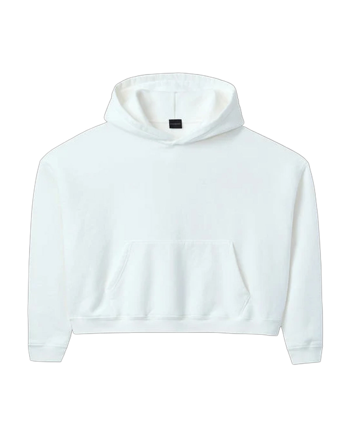 GV Gallery Blonde Hoodie white, plain pullover hoodie, front view