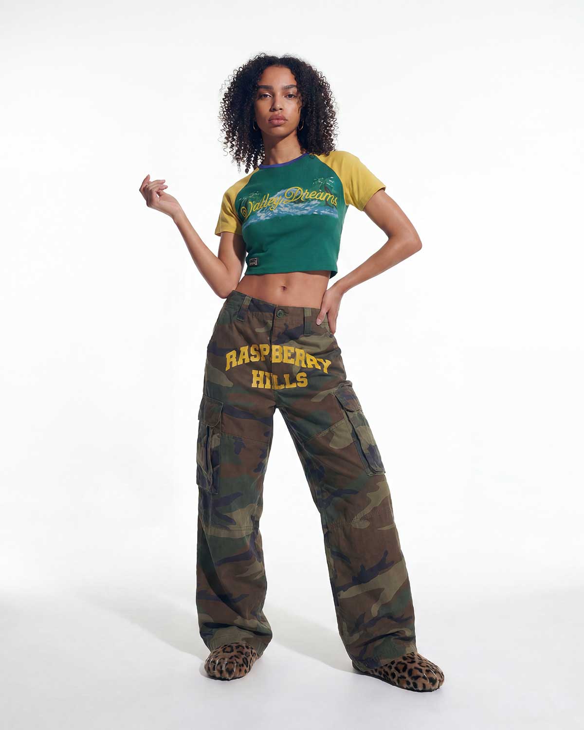 GV Gallery Camo Cargo Pants – Green | GV Gallery – Restock AR