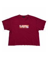 GV Gallery Pedicure Tee Maroon