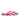 GV Gallery Pink Camo Flip Flops pink, camo rubber thong sandal with Raspberry logo strap, side view