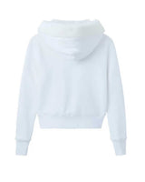 GV Gallery Pom Pom Zip Up Hoodie White