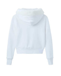 GV Gallery Pom Pom Zip Up Hoodie White