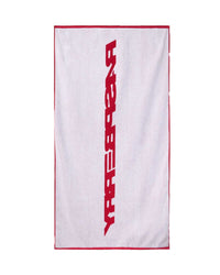 GV Gallery RH Towel red, white reverse side with red logo and trim