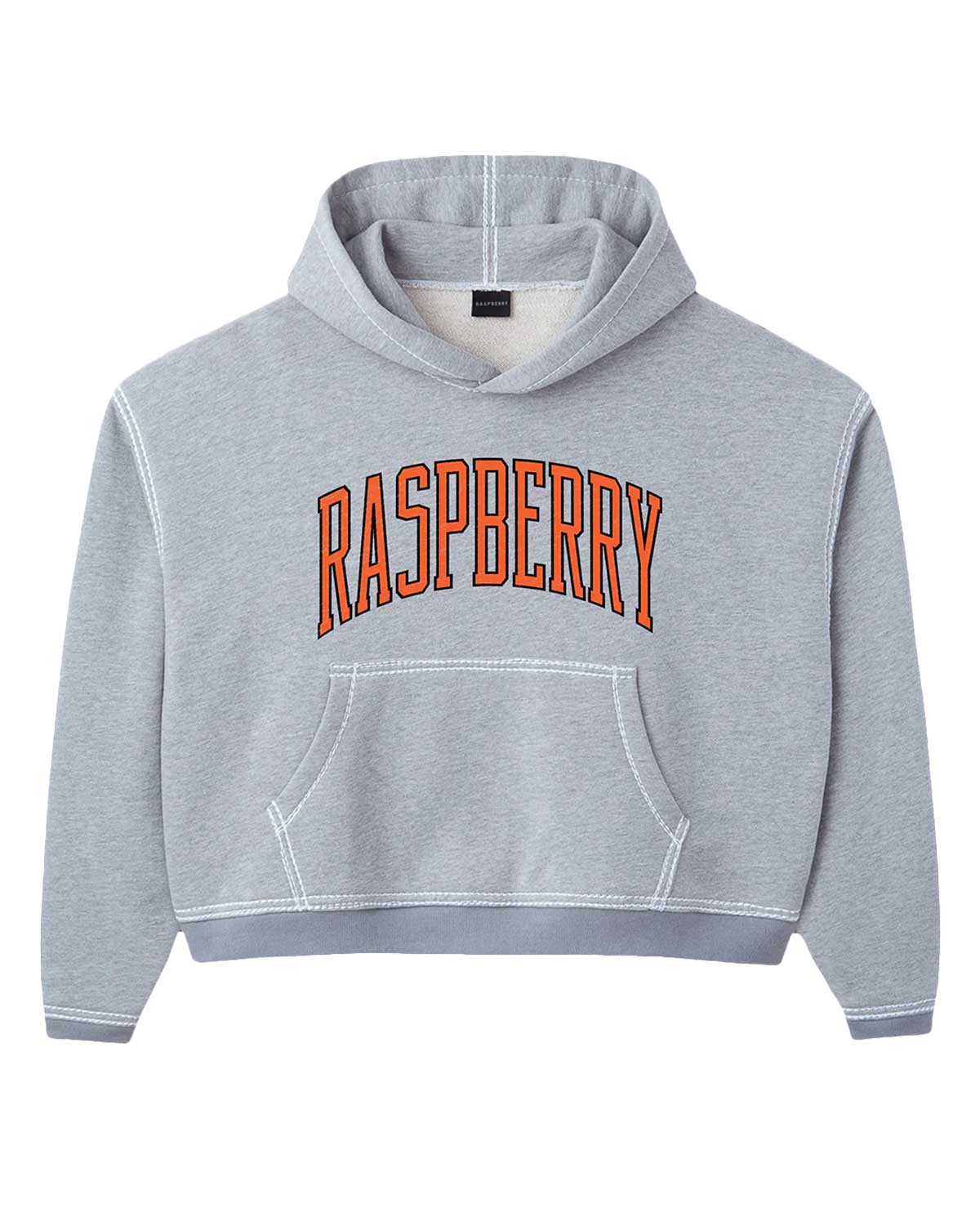 GV Gallery SF Crop Hoodie Grey