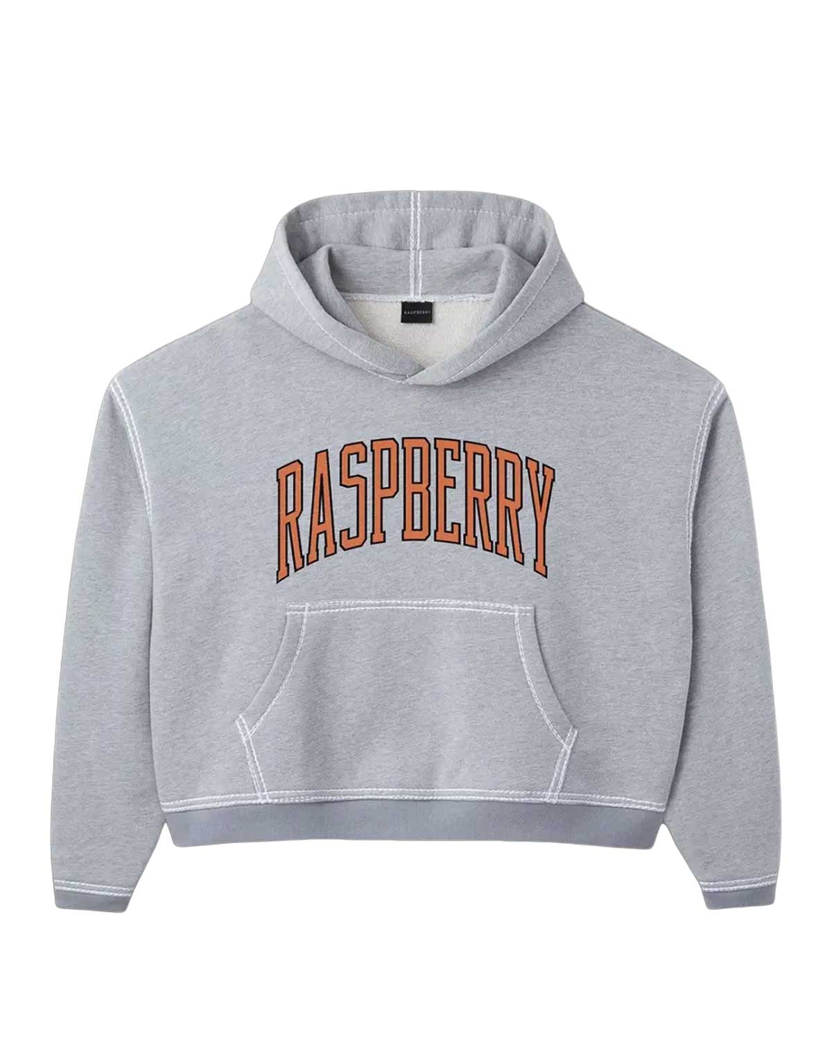GV Gallery SF Crop Hoodie Grey