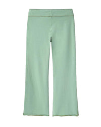 GV Gallery Seafoam Women's Sweatpants teal, plain back view of the flared leg