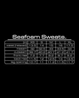 GV Gallery Sun Valley Women's Sweatpants yellow size chart with measurements