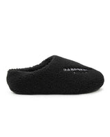 GV Gallery Stacy from the Wood Fuzzy Mules Black