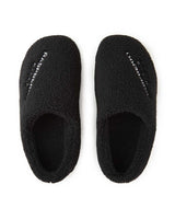 GV Gallery Stacy from the Wood Fuzzy Mules Black