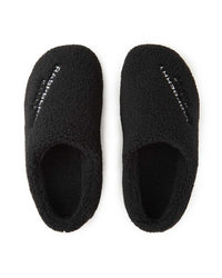 GV Gallery Stacy from the Wood Fuzzy Mules Black