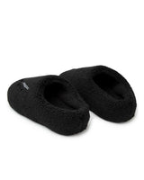 GV Gallery Stacy from the Wood Fuzzy Mules Black