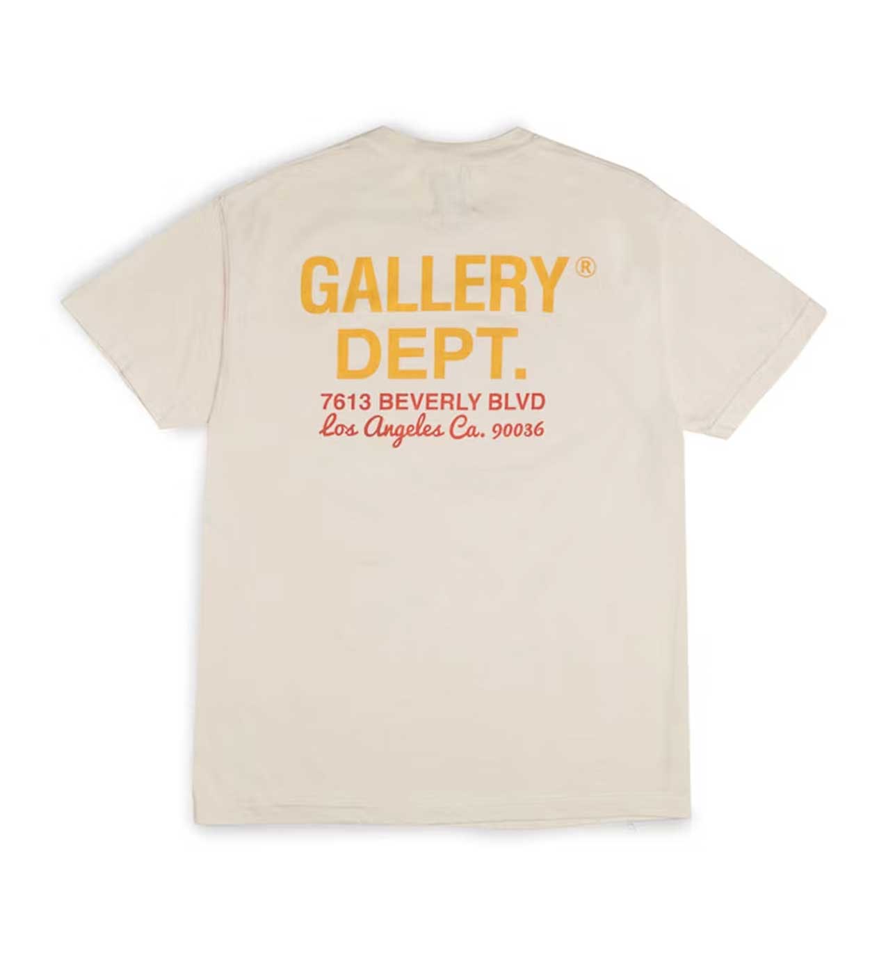 Gallery Dept eBay Tee Cream Back View