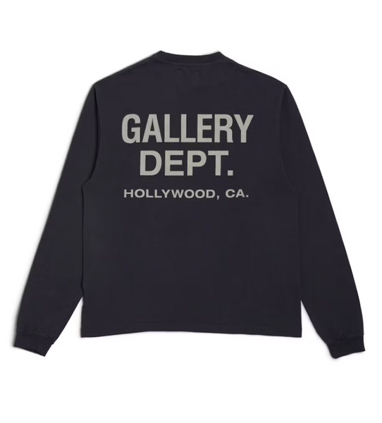 トップス Gallery Dept Long sleeve M size Gallery Dept. Black Long Sleeve – Restock AR