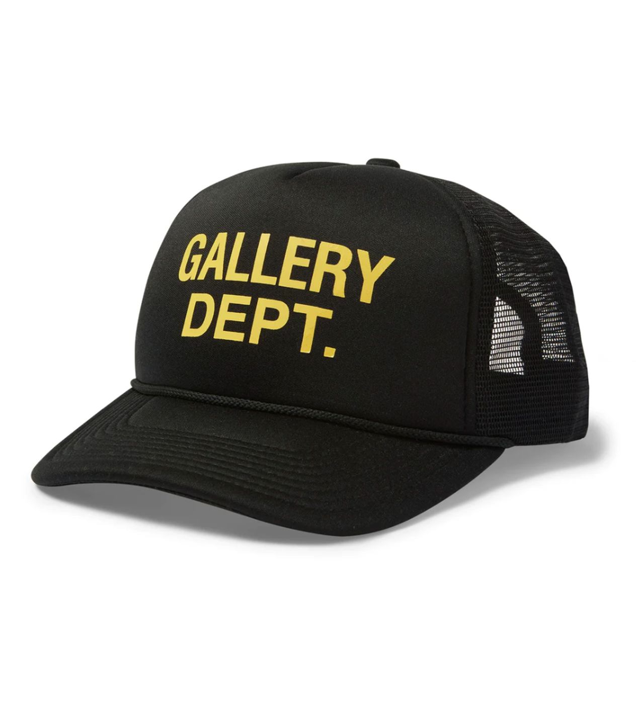 Gallery Dept. Black/Yellow Trucker Hat